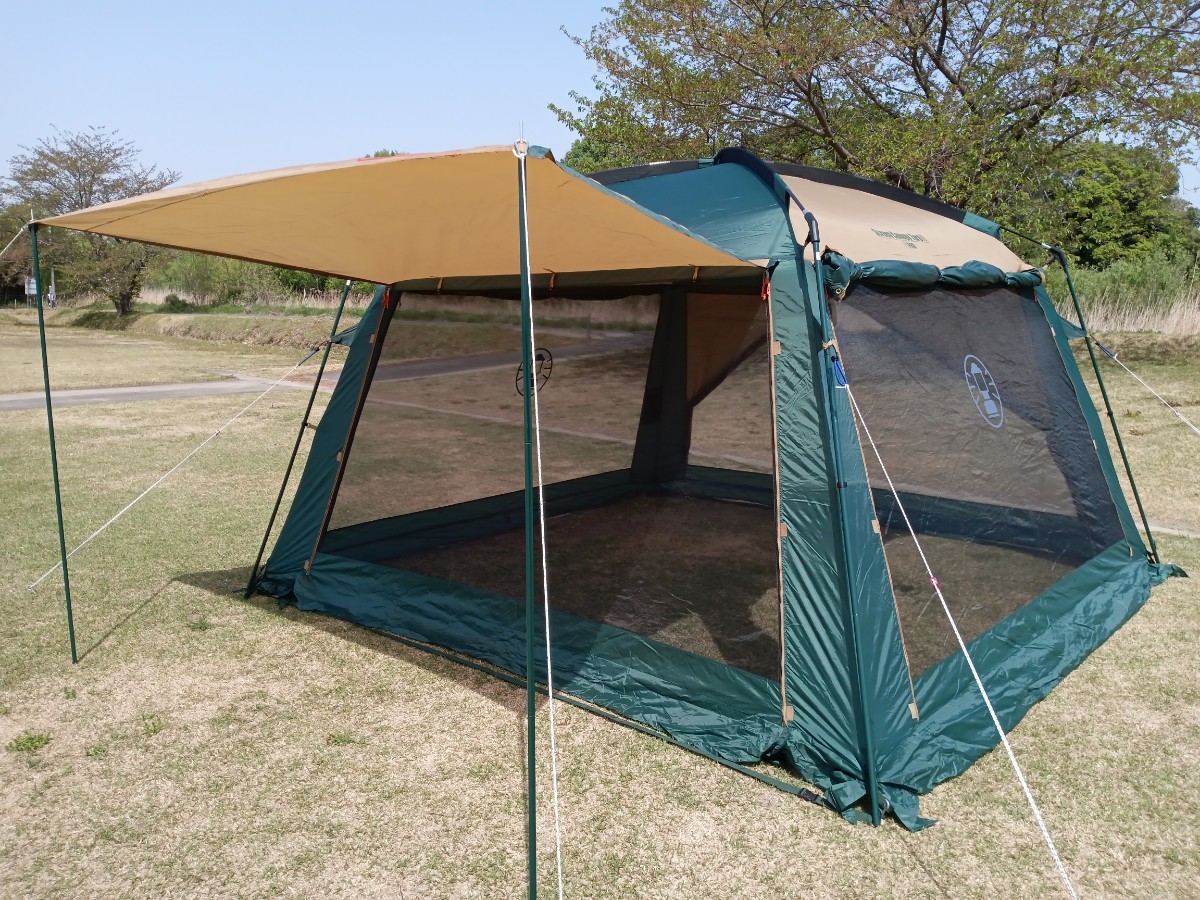 Coleman コールマン スクリーンキャノピータープ2 設営確認済み