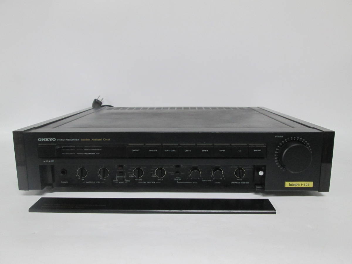 【0412n Y247】ONKYO オンキョー コントロールアンプ プリアンプ Integra P-308 