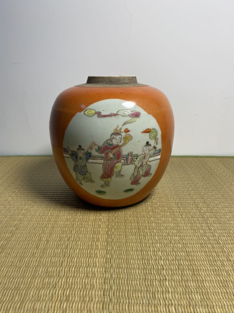 旧家蔵出 清時代 陶磁器 景徳鎮製 青花 染付 大清康熙年