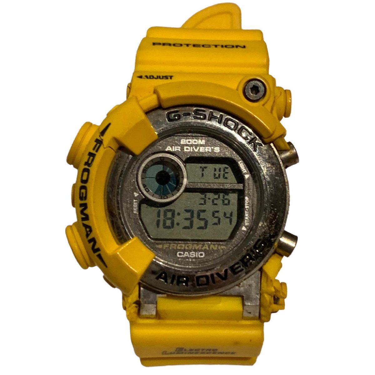 CASIO カシオ Gショック FROGMAN フロッグマン メンインイエロー DW 