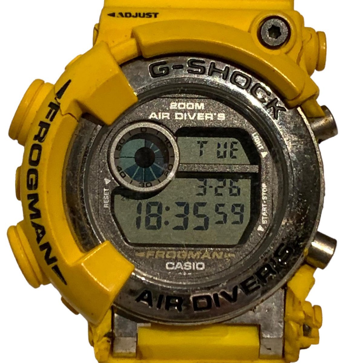 CASIO カシオ Gショック FROGMAN フロッグマン メンインイエロー DW 