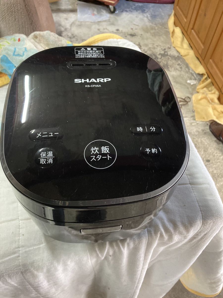 シャープ 炊飯器 KS-CF05A-B 動作確認済み 送料無料 シャープ SHARP