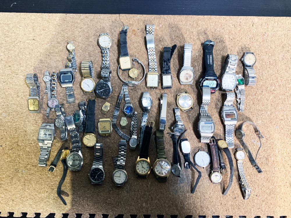 腕時計 大量まとめ売り SEIKO含む ◎☆ジャンク扱い品 中古☆まとめ売り☆SEIKO 腕時計 40本以上!!☆大量