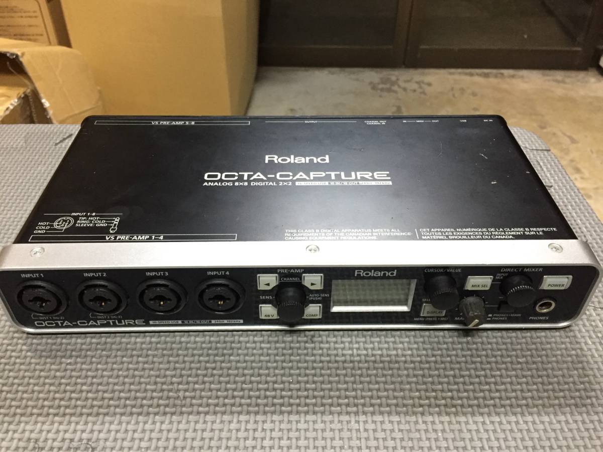 ジャンク ROLAND OCTA CAPTURE オーディオインターフェース