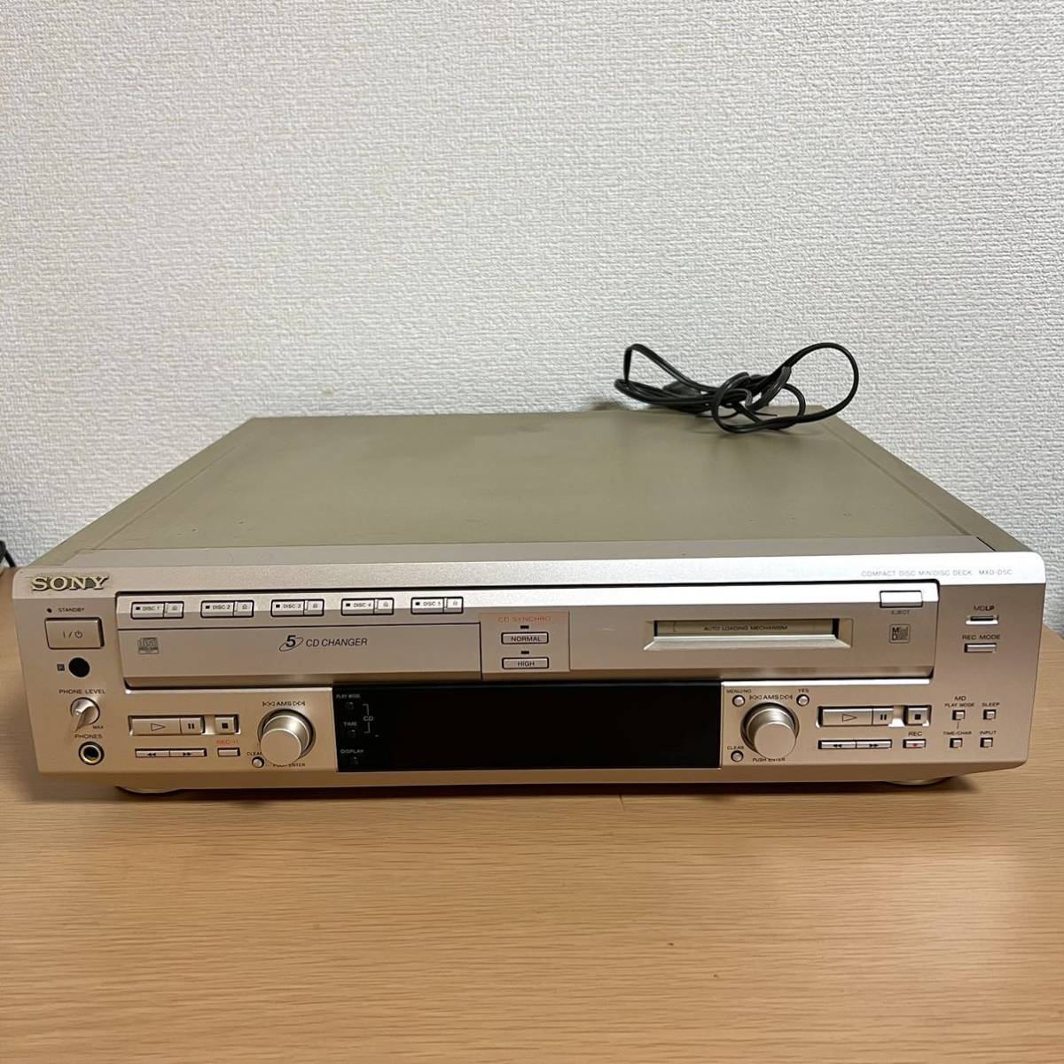 SONY ソニー MXD-D5C CDチェンジャー MDデッキ CD/MDデッキ ,本は