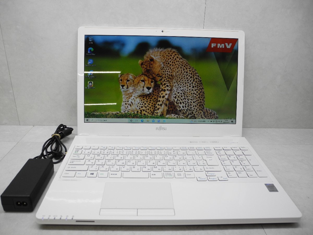 ☆第5世代☆富士通 LIFEBOOK☆AH45/W☆Core i3 2.00Hz/4GB/1TB/BD/無線/Bluetooth/カメラ/Office/Windows 10 Home DtoD領域☆1円スタート☆