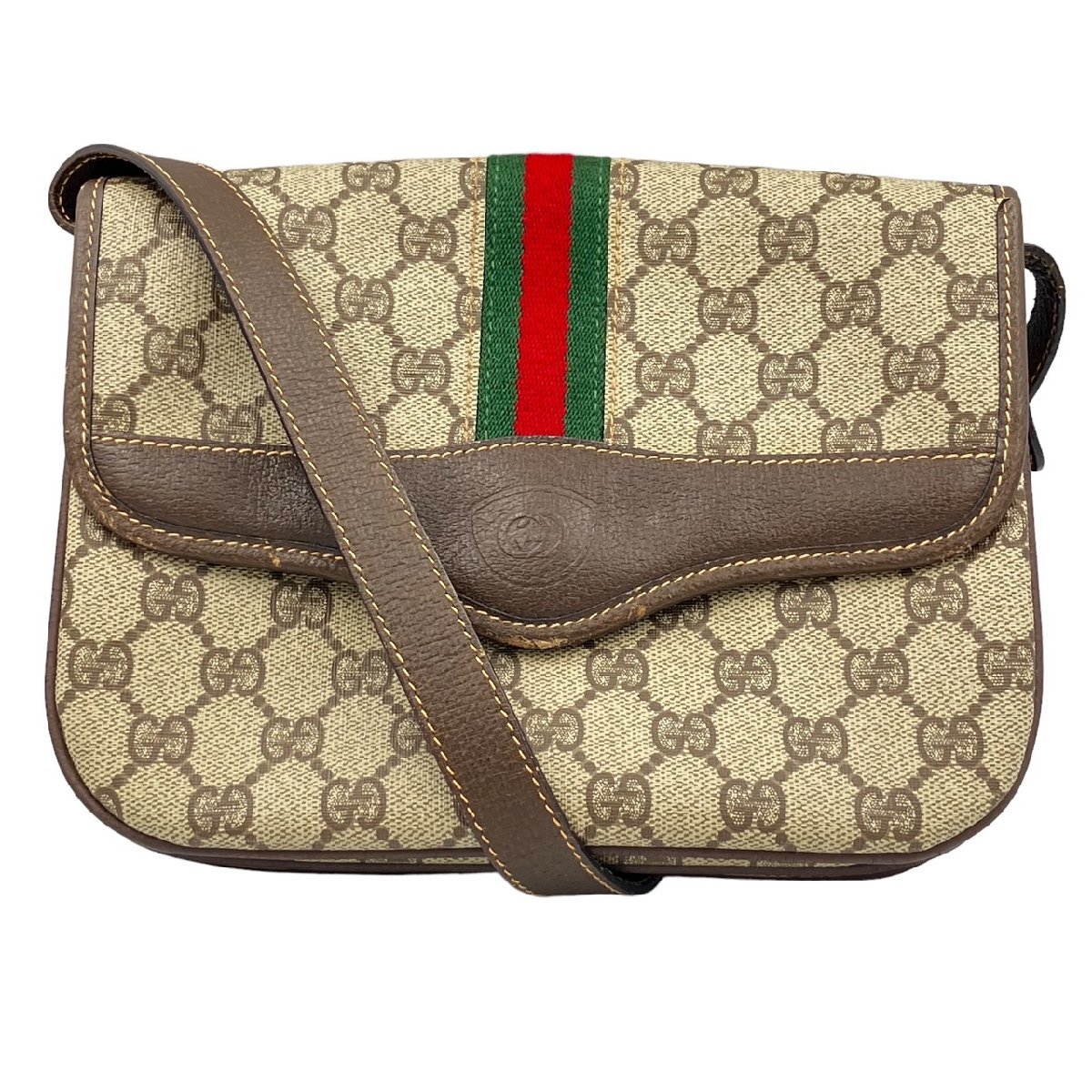 シェリーライン グッチ GG柄 GUCCI レザー オールドグッチ 希少 
