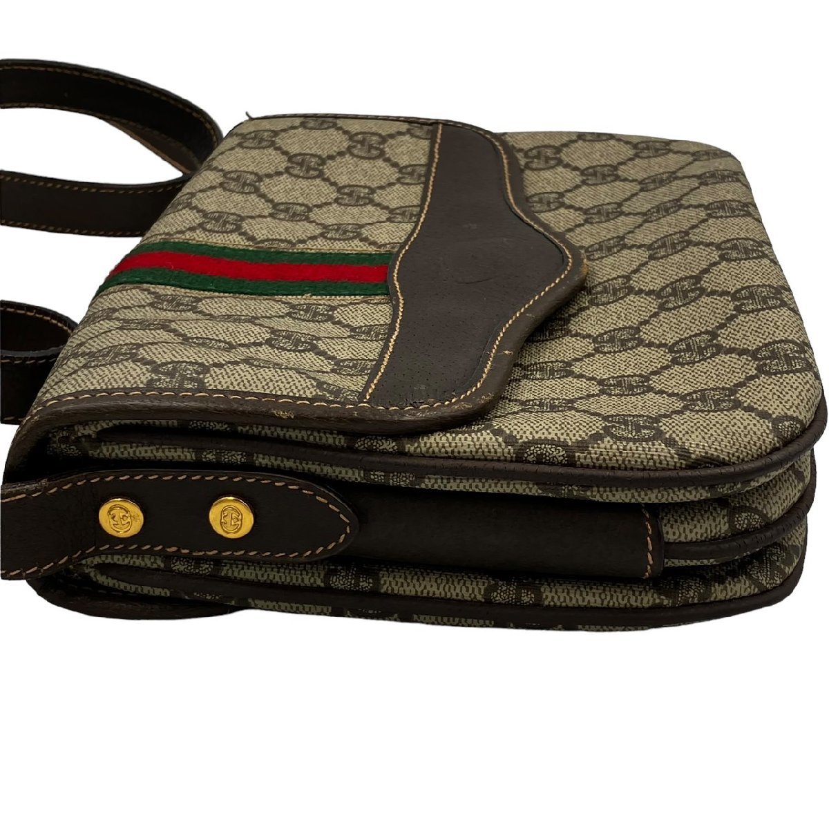 シェリーライン グッチ GG柄 GUCCI レザー オールドグッチ 希少 