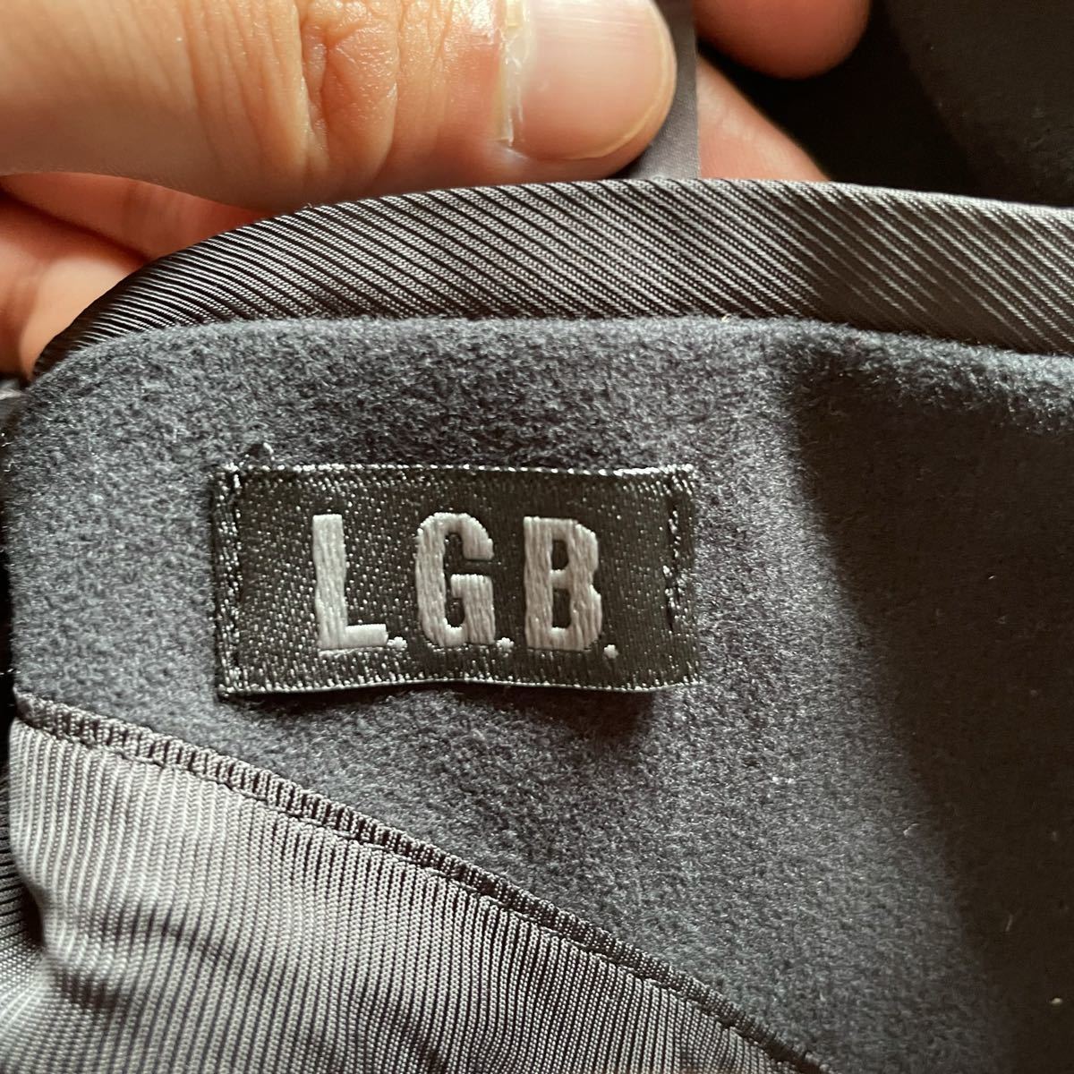 00s L.G.B. grunge tailored jacket archive ifsixwasnine maniac corp LE GRAND BLEU ルグランブルー LGB hyde着 ほつれ加工