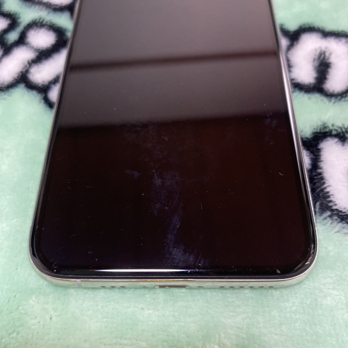 1円〜 SIMフリー iPhoneXS シルバー 64GB 判定○ 送料無料 バッテリー
