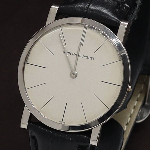 1円 オーデマピゲ 手巻き トップ18K/750 20.8g 白系文字盤 ラウンド メンズ腕時計 0626410AOK