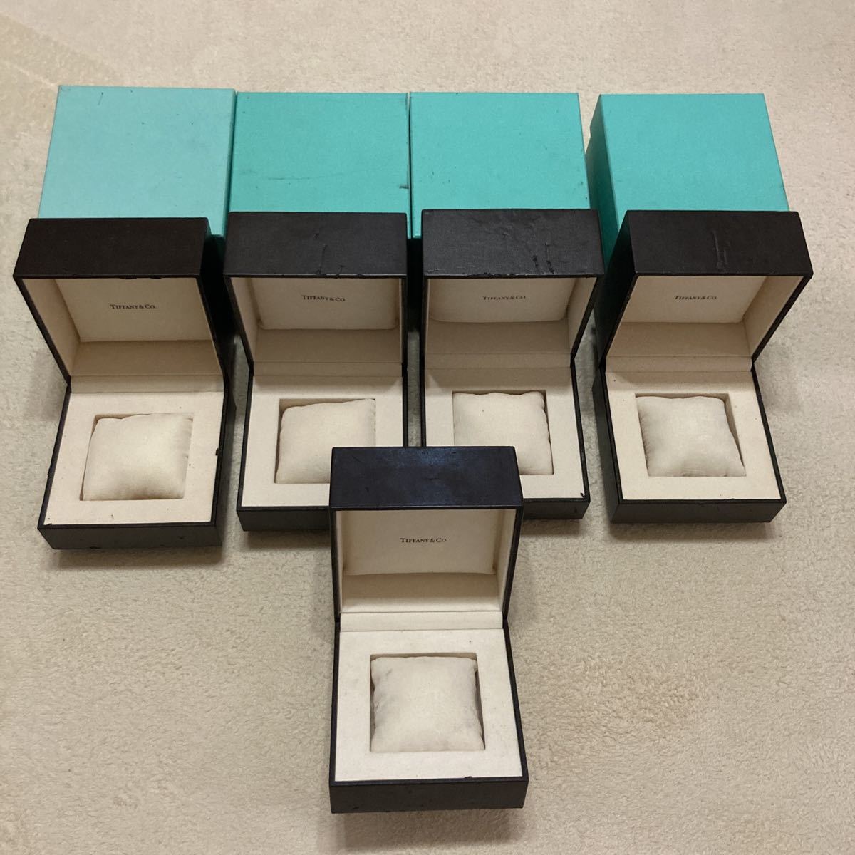 ティファニー 時計 空箱 5箱 Tiffany 腕時計 BOX 空き箱 箱 ケース 