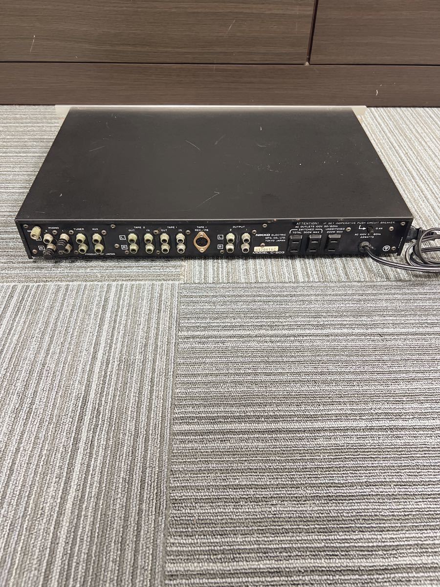 □NIKKO C-203 プリアンプ コントロールアンプ 日幸電機 ニッコー