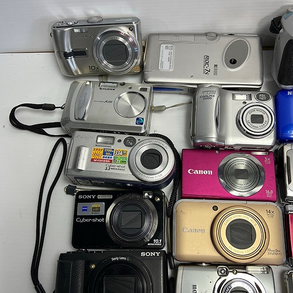 デジカメ まとめ売り 31台 セット + 充電器 6点 SONY CANON NIKON