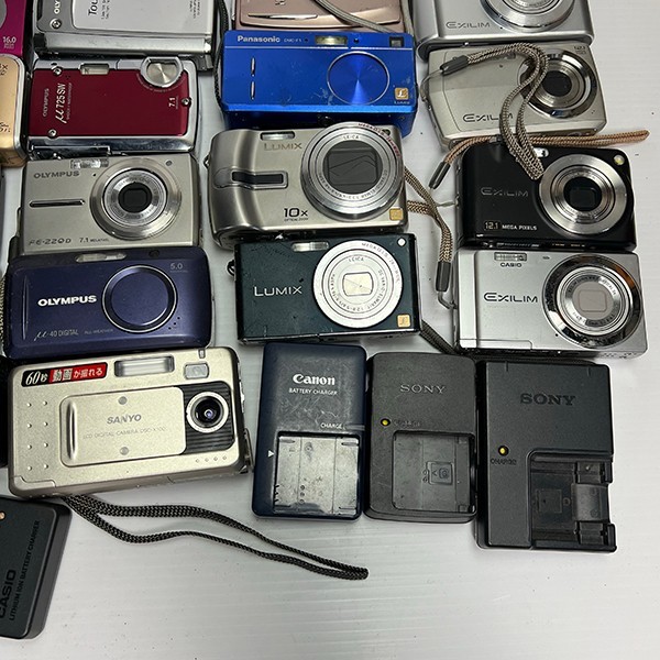 デジカメ まとめ売り 31台 セット + 充電器 6点 SONY CANON NIKON