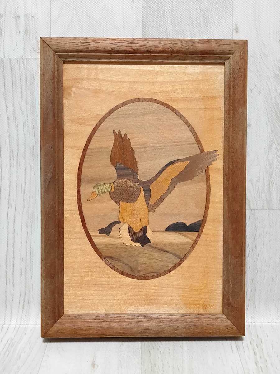 寄木細工 ハドソン リバー インレイ HUDSON RIVER INLAY フライングダッグ ウッドアート ジェフネルソン ヴィンテージ