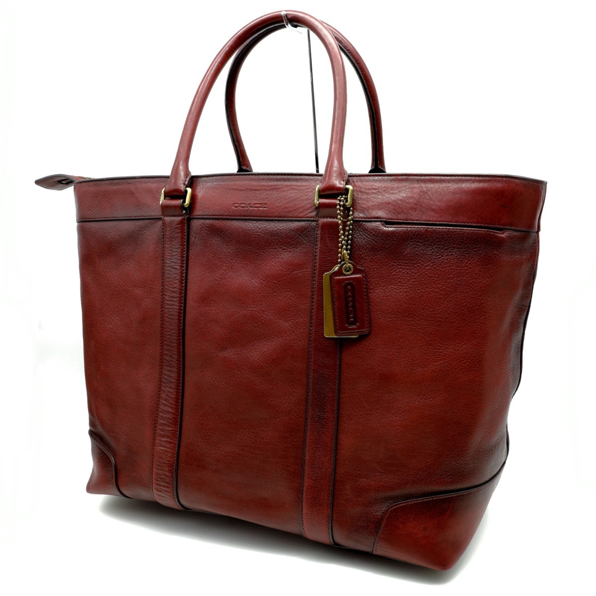 送料無料 美品 COACH コーチ メンズ トートバッグ ブリーカー レガシー 