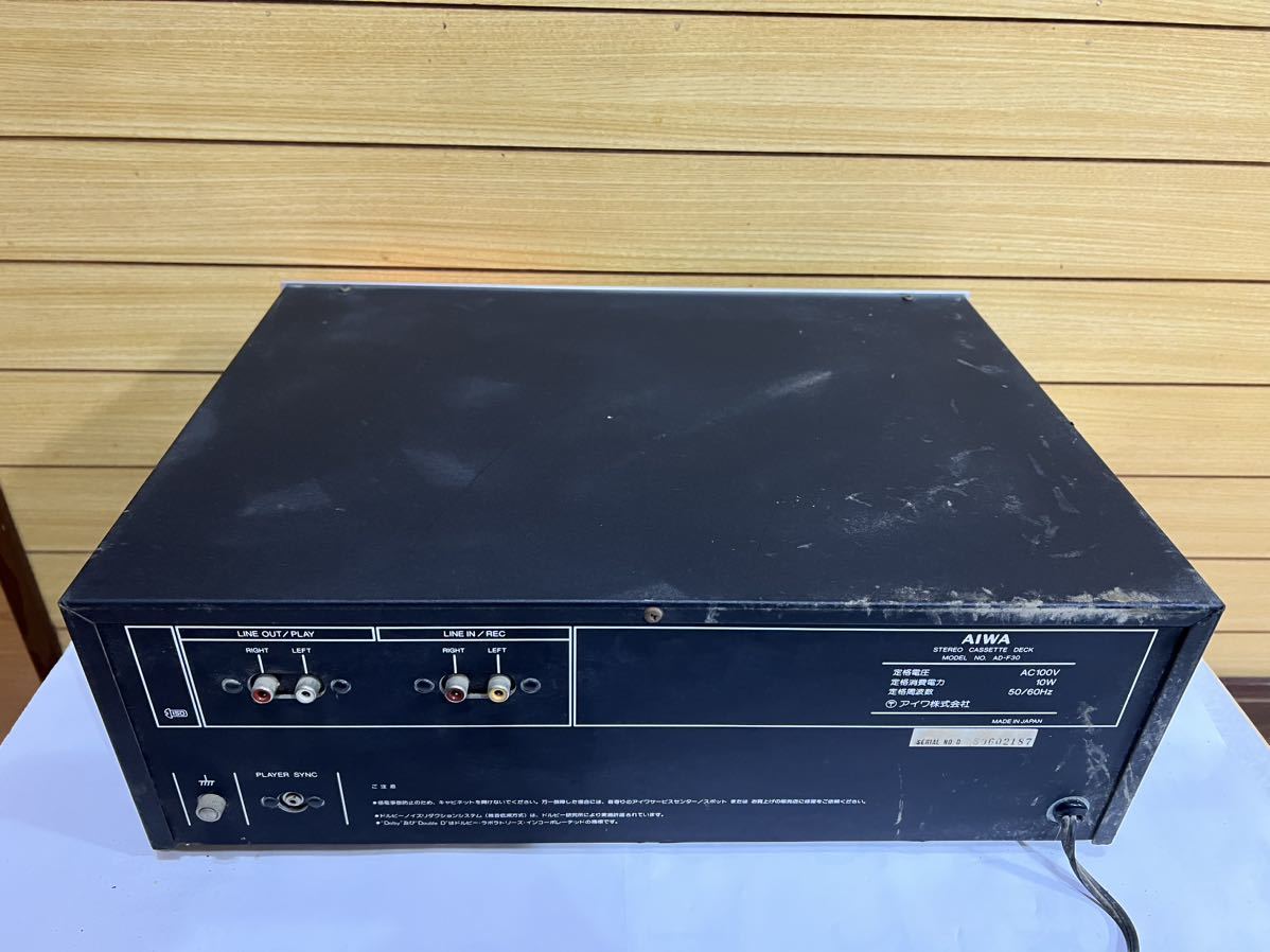 ジャンクAIWA AD-FF5 カセットデッキ