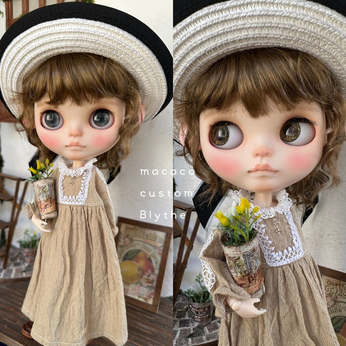 ★Custom BLYTHE ★ カスタムブライス.:＊macocodoll* ルミデミトリア カスタム