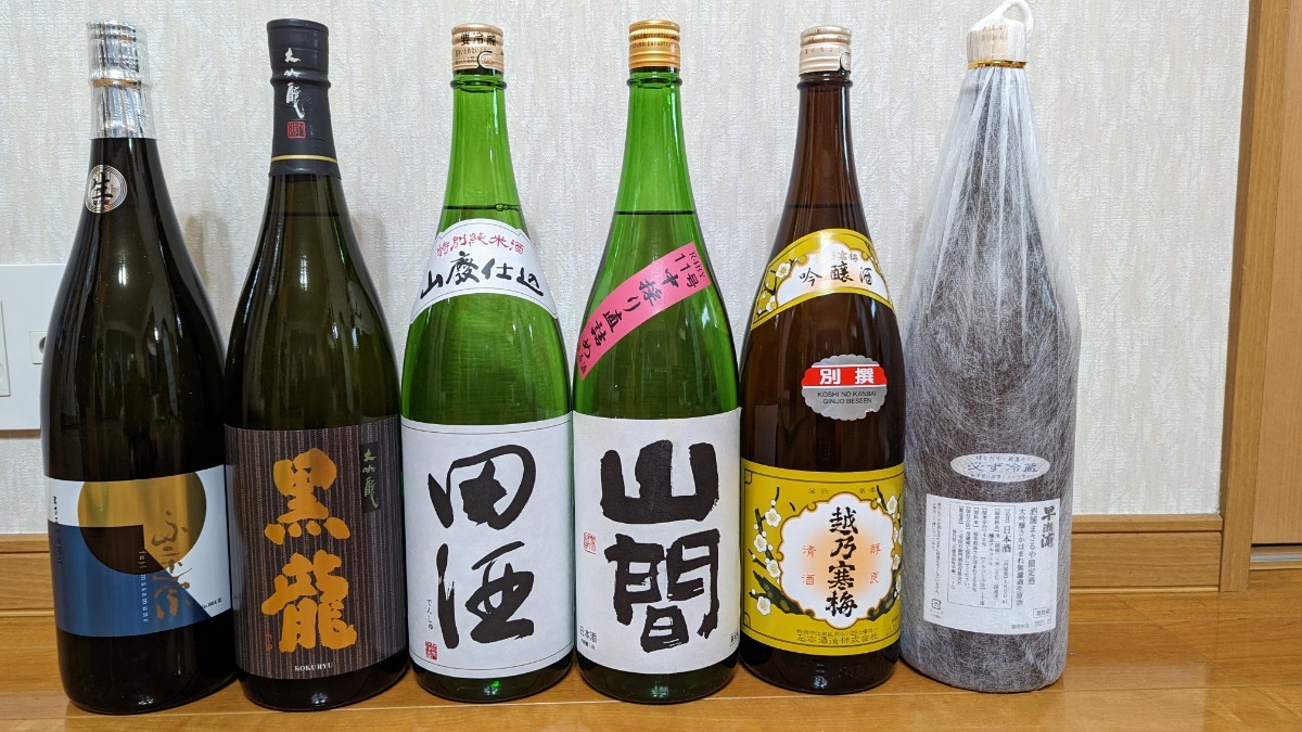 日本酒 1800ml 6本セット 1円～ 日本酒 1800ml 6本セット 本醸造 1円