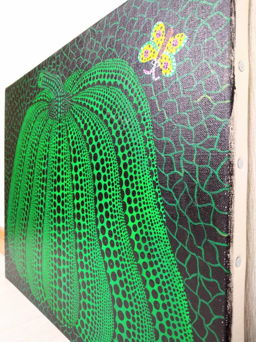 草間彌生 作品名 帽子 肉筆 サイン有 油彩 油絵 絵画 コレクション