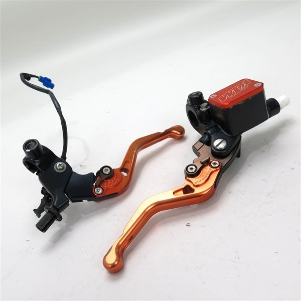 ♪KTM/125DUKE 純正 フロントブレーキマスター/クラッチホルダー/社外レバー付き(HA0410E06)ABS