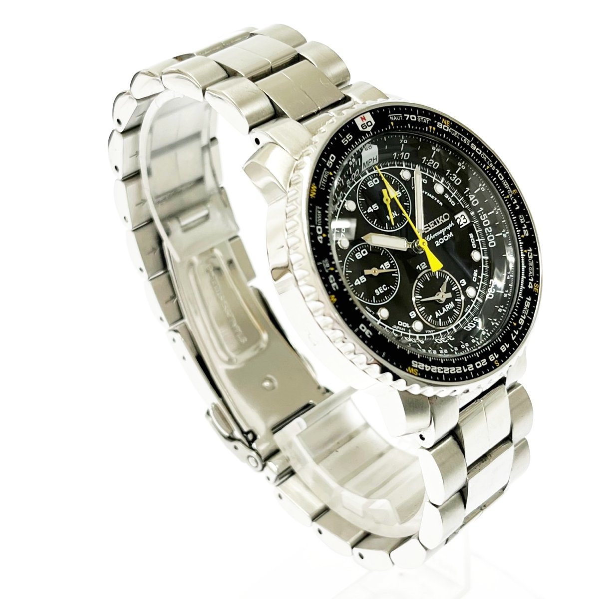 1円スタート】【箱付き】SEIKO セイコー 7T62-0EB0 パイロット 