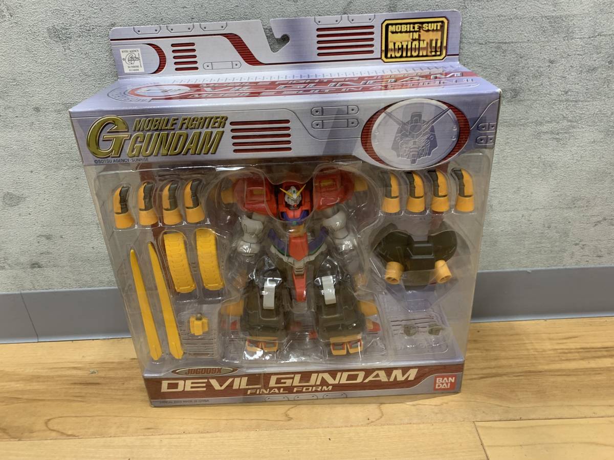 #2580 【外箱破損】BANDAI モビルスーツ・イン・アクション JDG009X デビルガンダム 最終形態 機動武闘伝Gガンダム　現状品