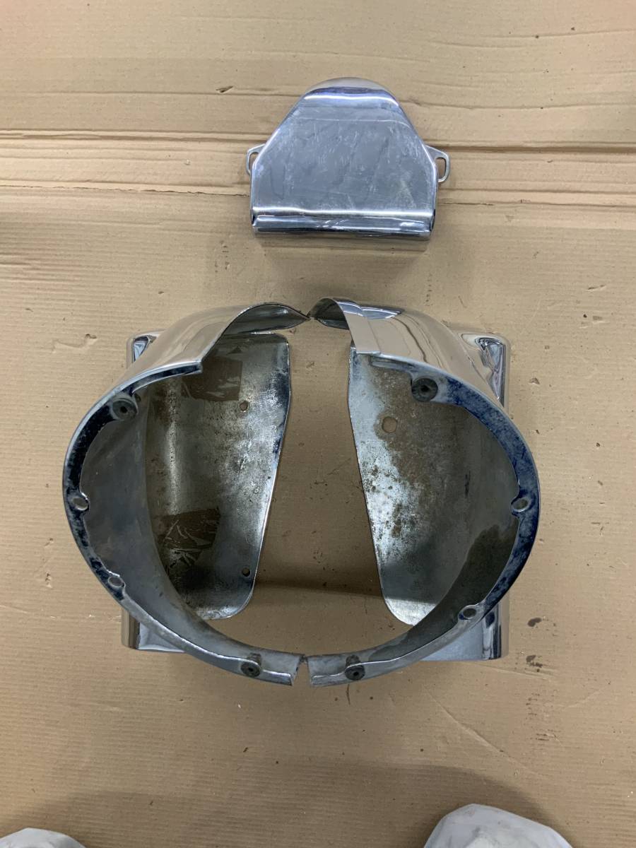 ビンテージジュエルヘッドライトバイザーパンナックルショベルアーリー