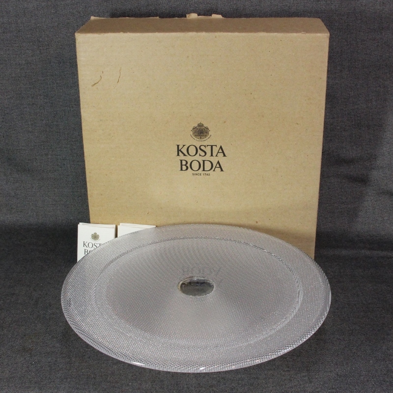 Kosta Boda Limelight Cake Plate コスタボダ ライムライト ガラス 