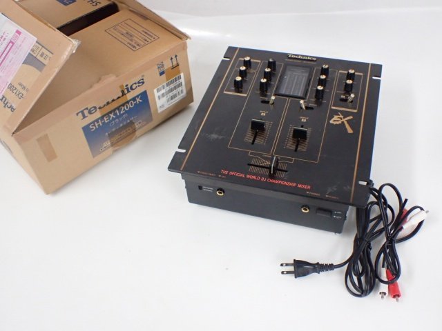 Technics SH-EX1200-K DJ オーディオミキサー テクニクス 電源ケーブル