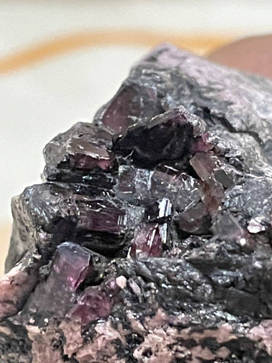 国産鉱物　パイロックスマンガン石