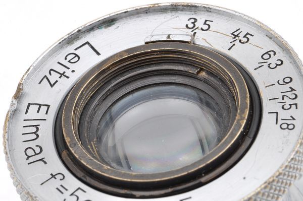 Leica Elmar 5cm F3.5 M + L ライカ エルマー Mマウントアダプター L
