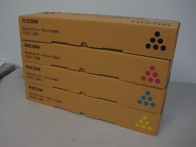 【新品未使用/開封】★リコー/RICOH★SP トナー★C740H★ブラック/マゼンタ/イエロー/シアン★4色セット★a1028