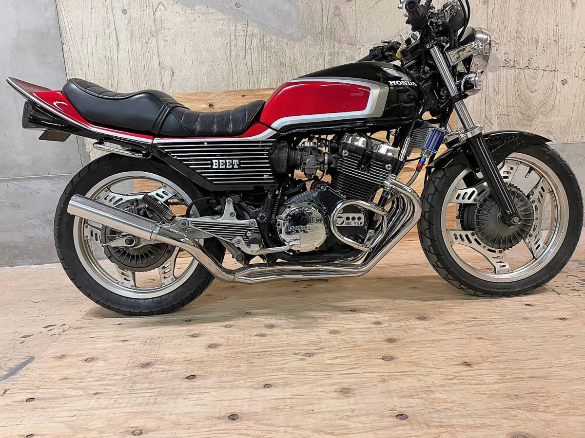 Y20 CBX400F 外装セット 黒赤2型 カラー/中古 美品 塗装後 未使用