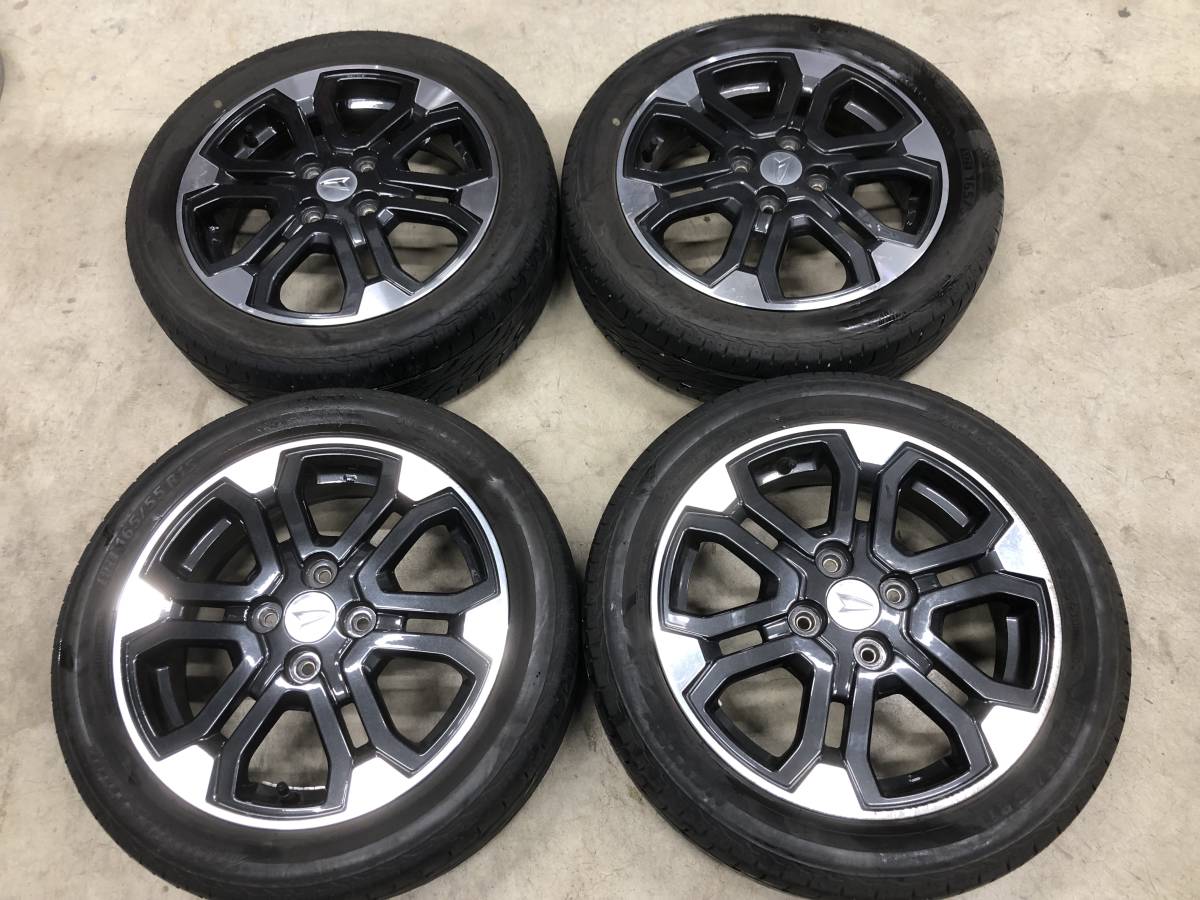 ☆ダイハツ ウェイク純正 15インチ×4.5J+45 100/4H 165/55R15 75V