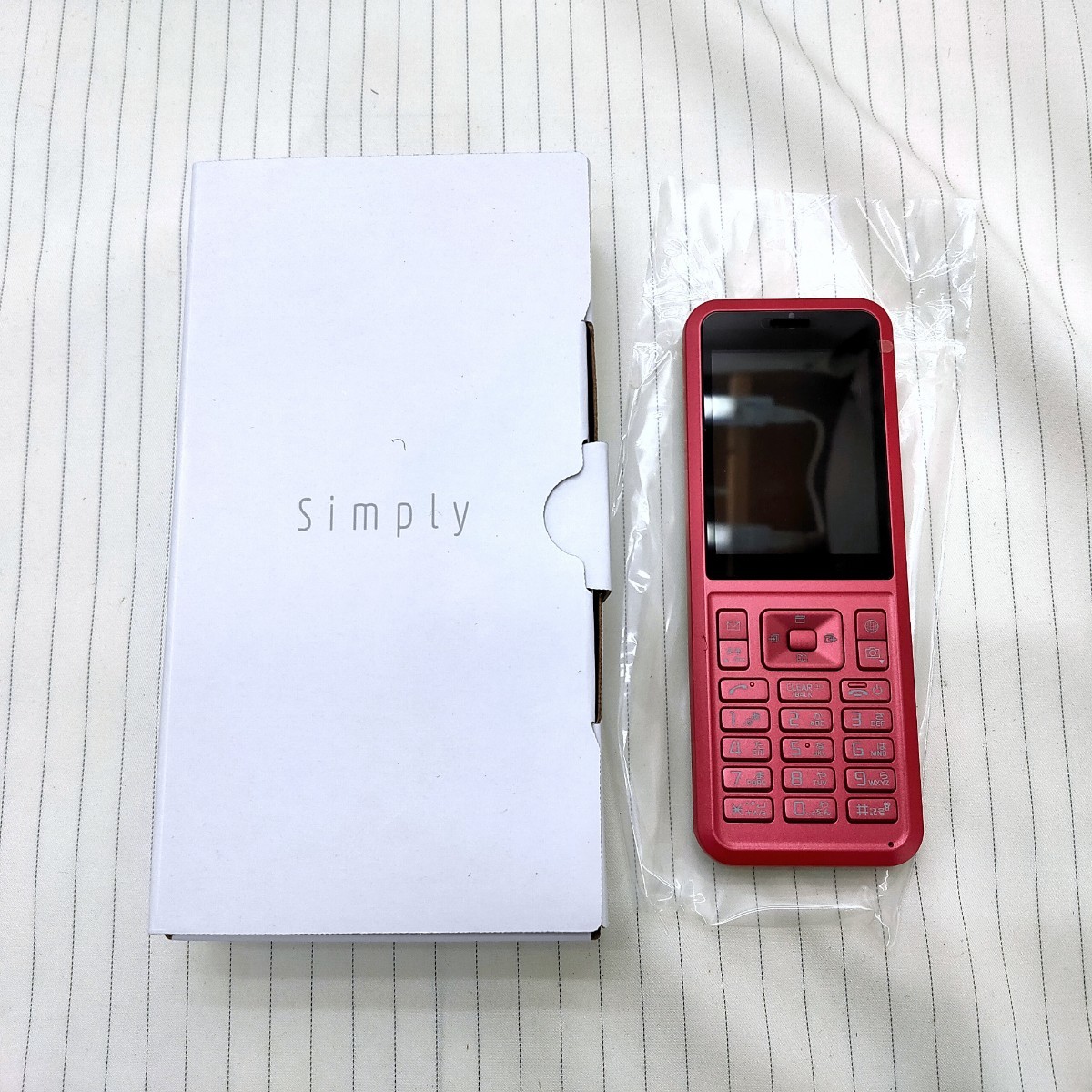 ソフトバンク 携帯電話 Simply 603SI レッド/SIMロック解除済み/未使用品/2023.03下旬購入 Simply 603SI Y!mobile 602SIの開封～SIMロック解除まで SIMロック解除ソフトバンク 携帯
