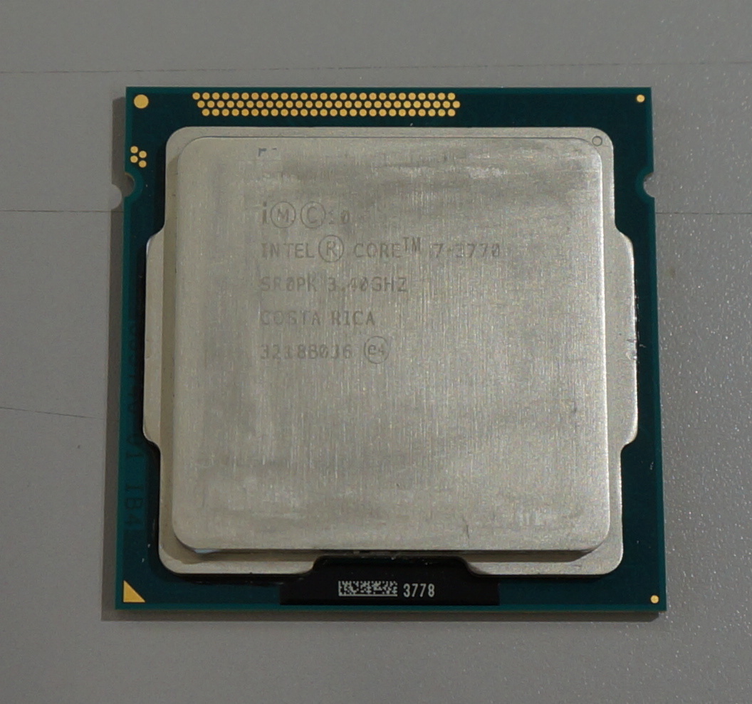 CPU Intel Core i7 3770 3.4GHz 4コア8スレッド IvyBridge PCパーツ インテル 動作確認済み LGA1155