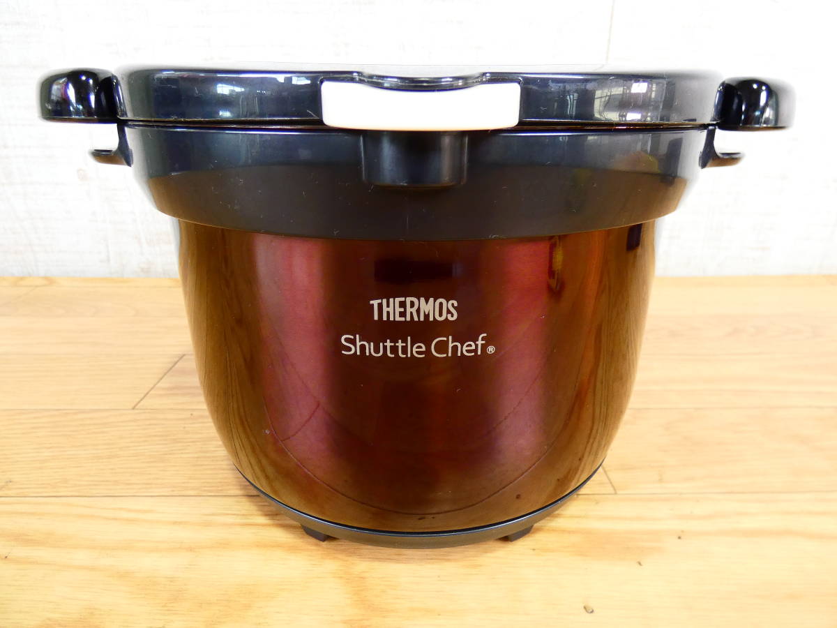 ◇THERMOS サーモス 真空保温調理器 シャトルシェフ KBG-3000(CBW