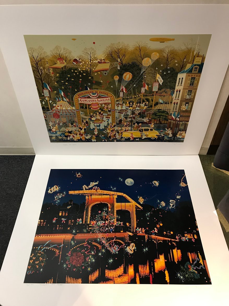 未使用】ヒロ・ヤマガタ「TOHOKU MY HEART」シルクスクリーン 絵画