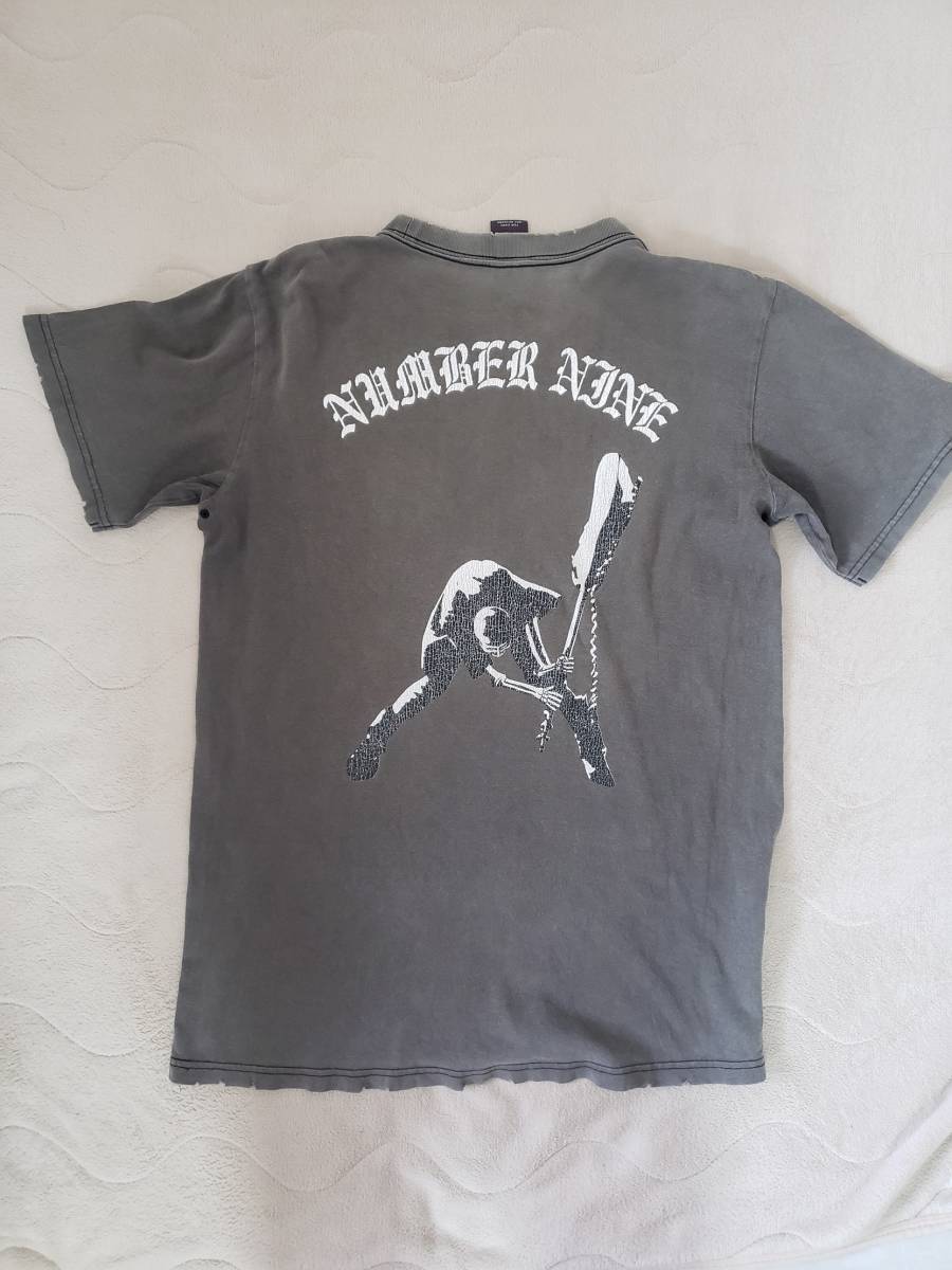 NUMBER (N)INE ナンバーナイン グランジスカルTシャツ ドクロTシャツ