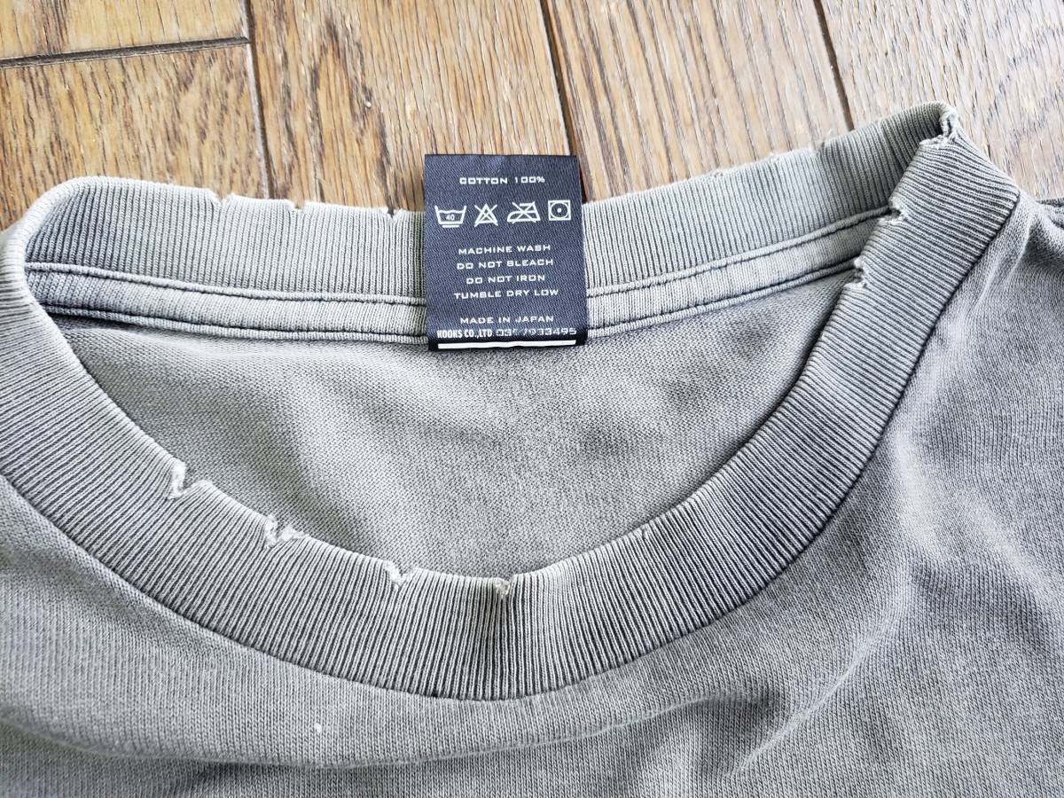 NUMBER (N)INE ナンバーナイン グランジスカルTシャツ ドクロTシャツ