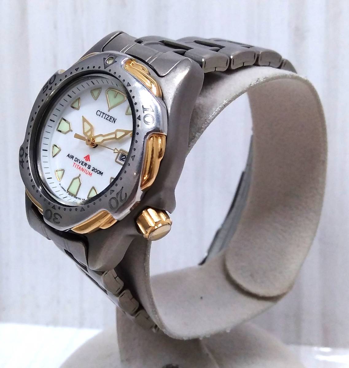 CITIZEN Air Diver’s 200m チタン 6018-G12625 ジャンク CITIZEN シチズン AIR DIVER'S 200M 6018-G12625／431