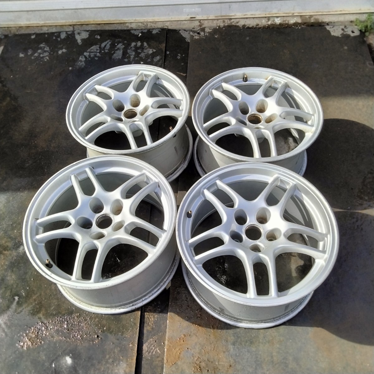 R33 スカイライン GTR 純正 ホイール 4本セット 17インチ 9JJ+30 114.3 5穴