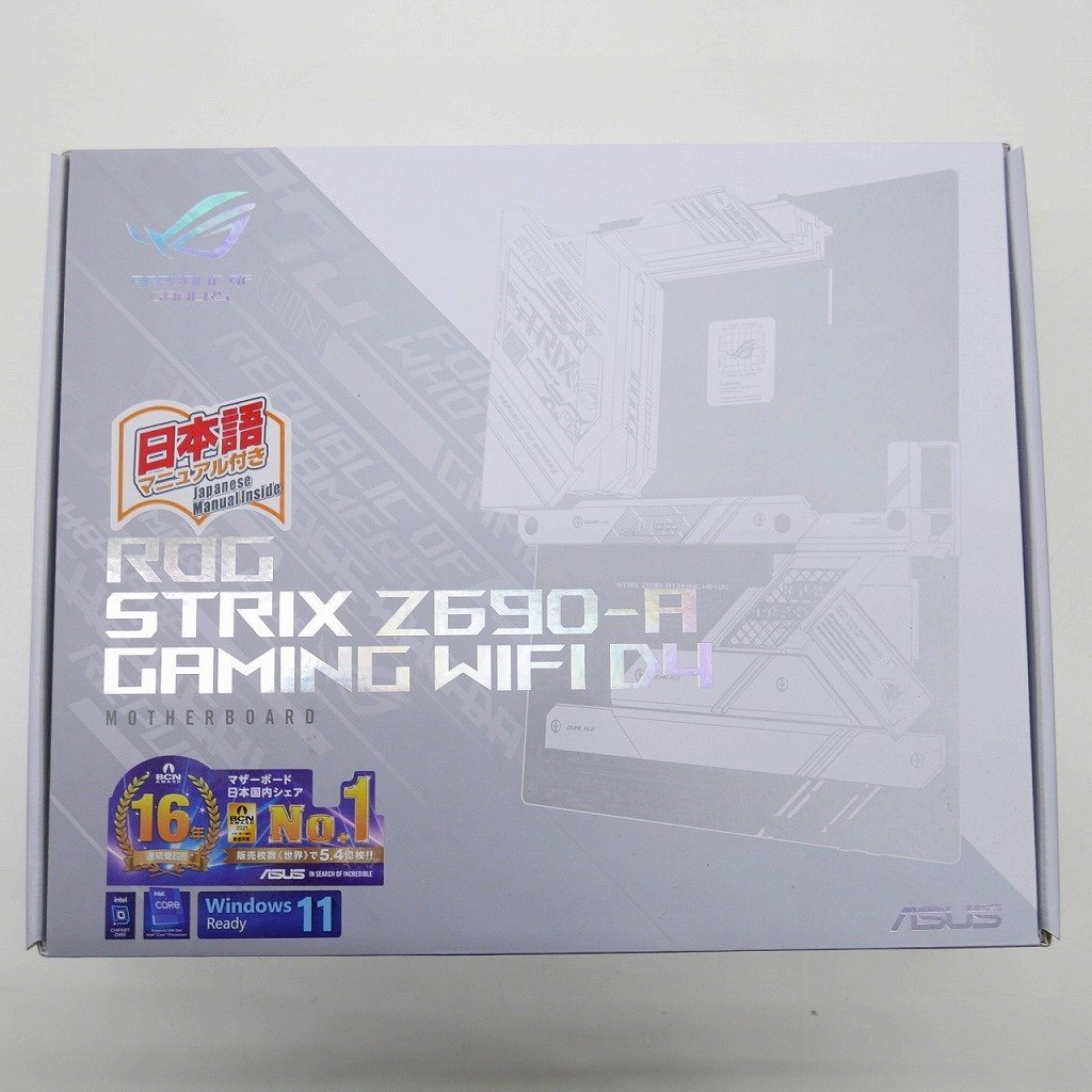 エイスース ASUS マザーボード ROG STRIX Z690-A GAMING WIFI D4 LGA1700