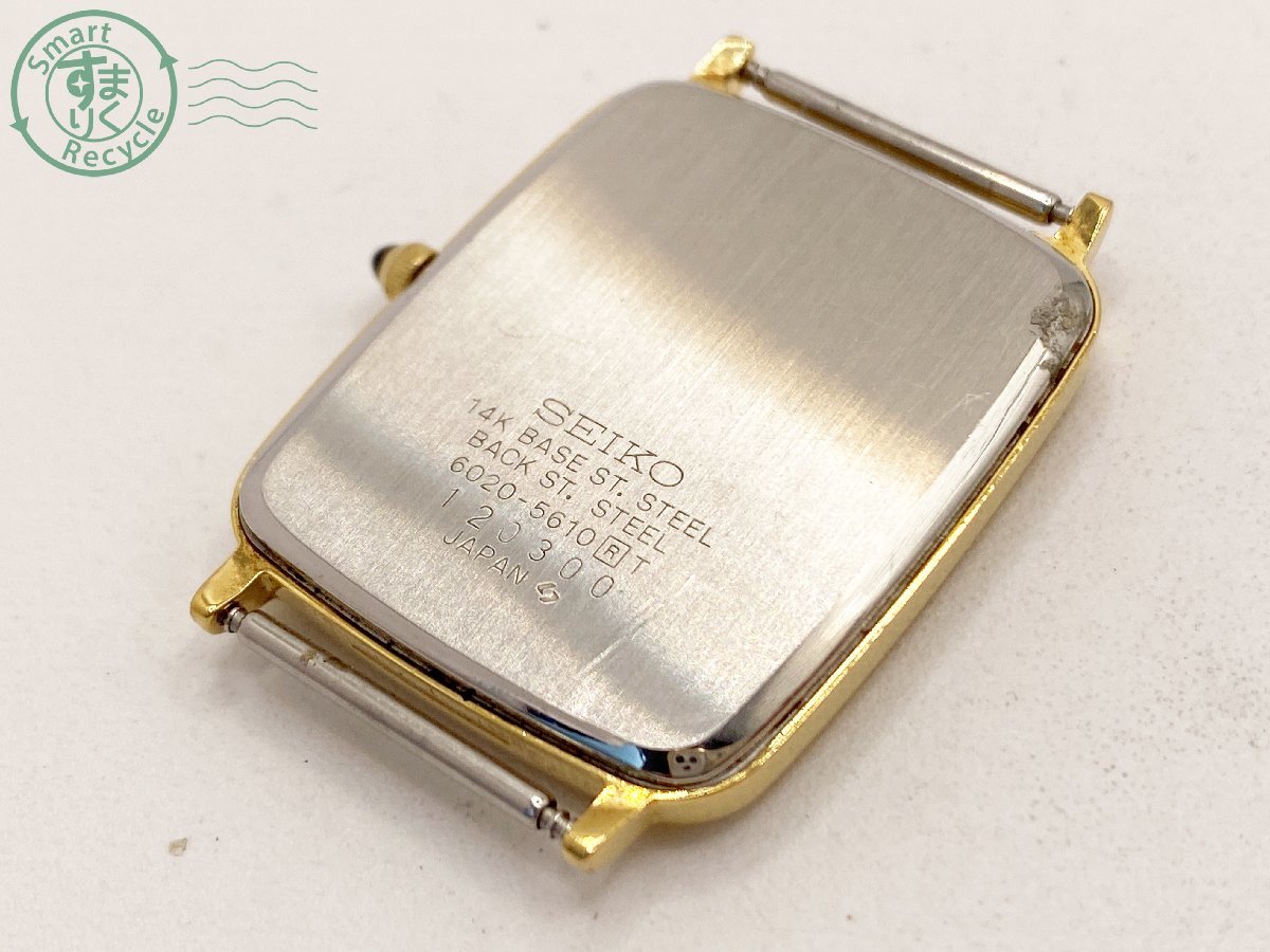 04281968 ▽ 1円～！ SEIKO セイコー Dolce ドルチェ 6020-5610 14K SS 