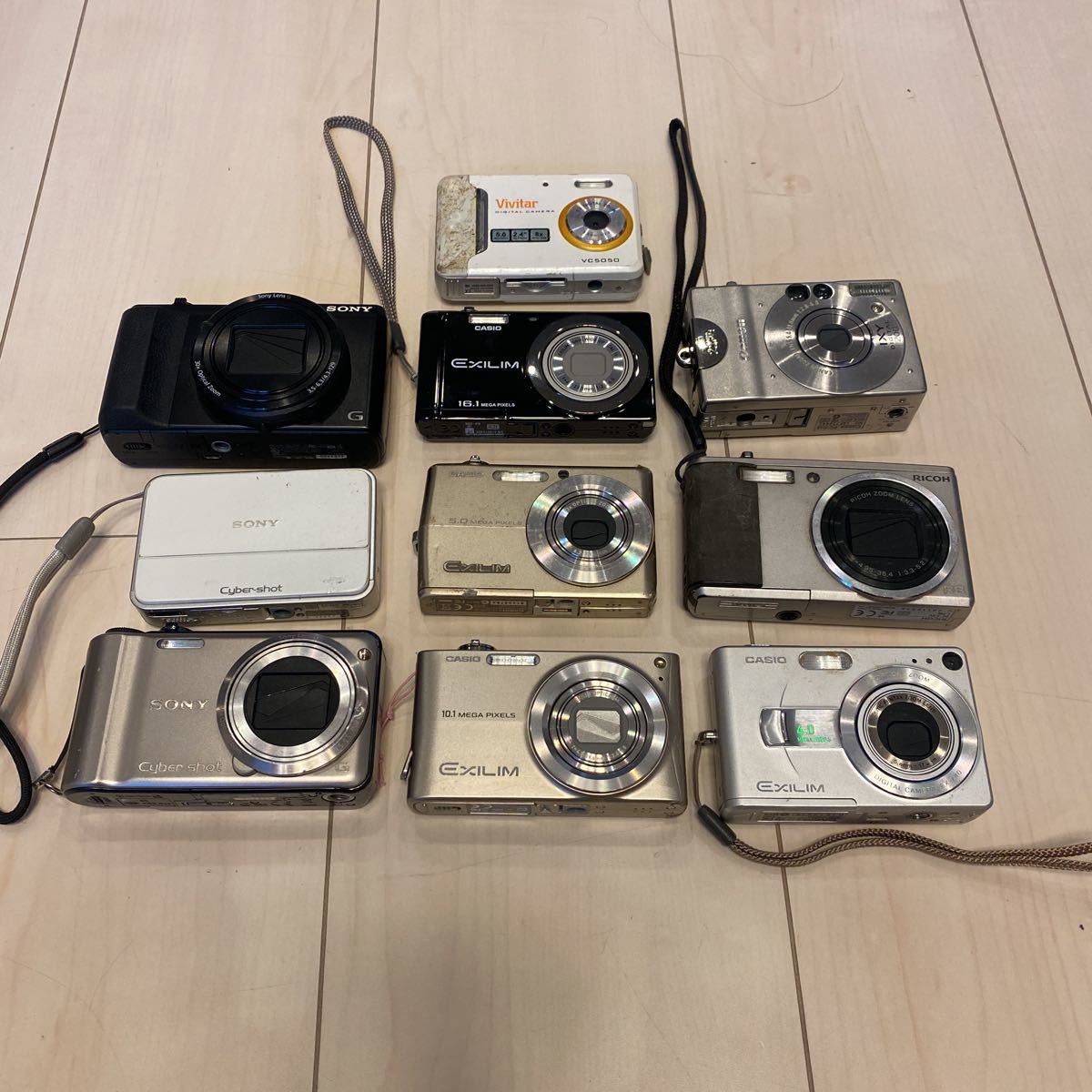 SONY☆CASIO☆Canon☆RICOH☆cyber-shot☆DSC-HX50V☆EXILIM☆IXY☆R8☆デジタルカメラ☆まとめて☆大量☆デジカメ☆現状品☆ジャンク