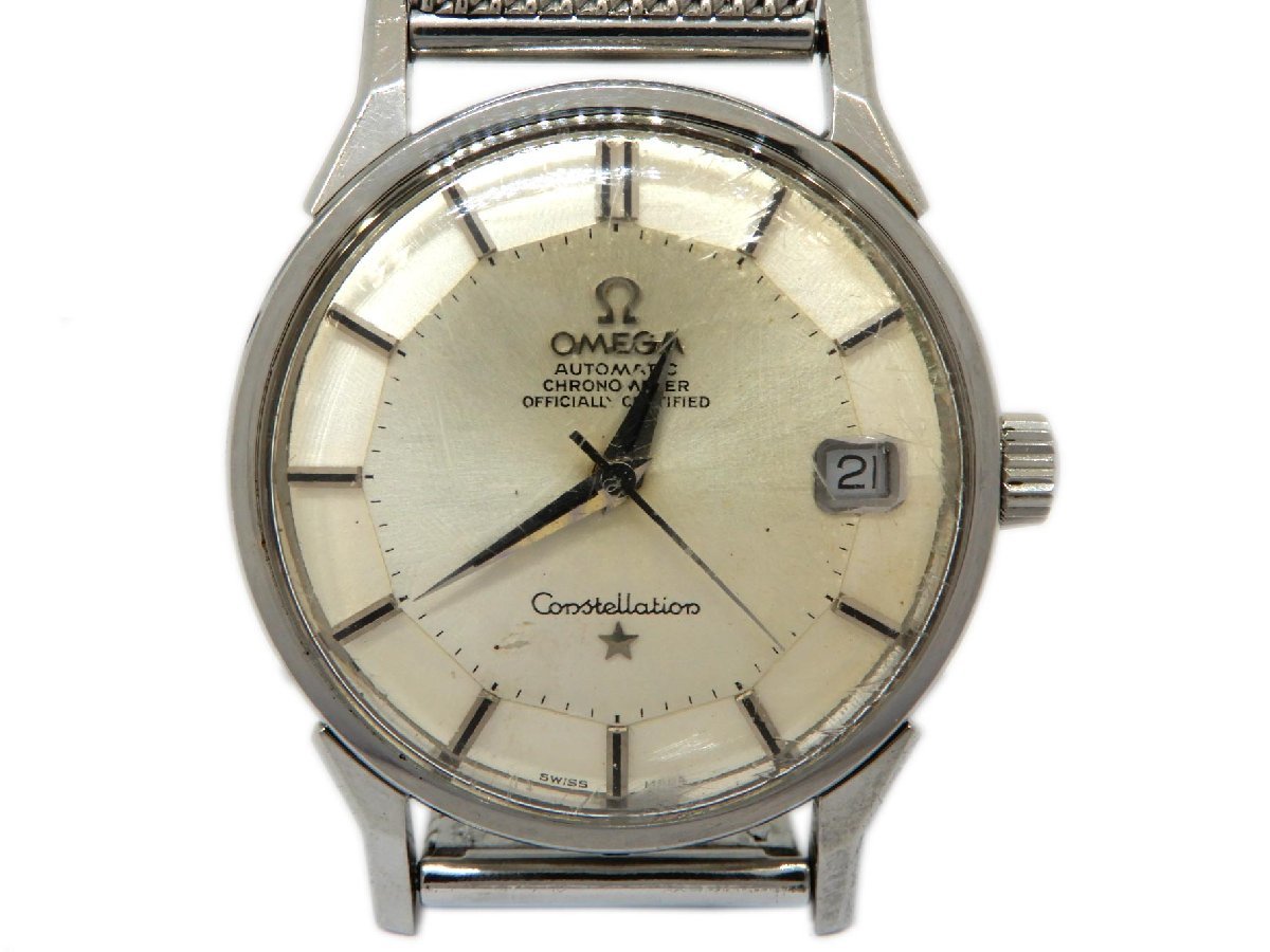 1円〓03楽市〓 OMEGA オメガ コンステレーション 12角 デイト メンズ AT オートマ 腕時計 168.005 【時計】【中古】