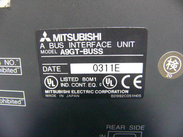 ☆未使用☆ 三菱 A9GT-BUSS タッチパネル 拡張通信ボード 三菱電機