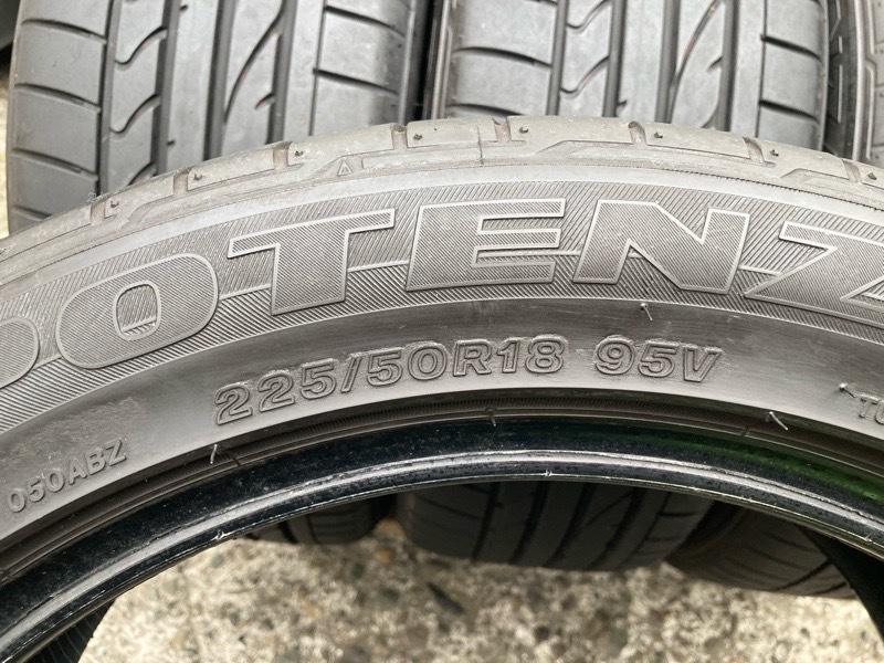 225/50R18 4本 人気のポテンザRE050A ブリヂストン タイヤ、ホイール